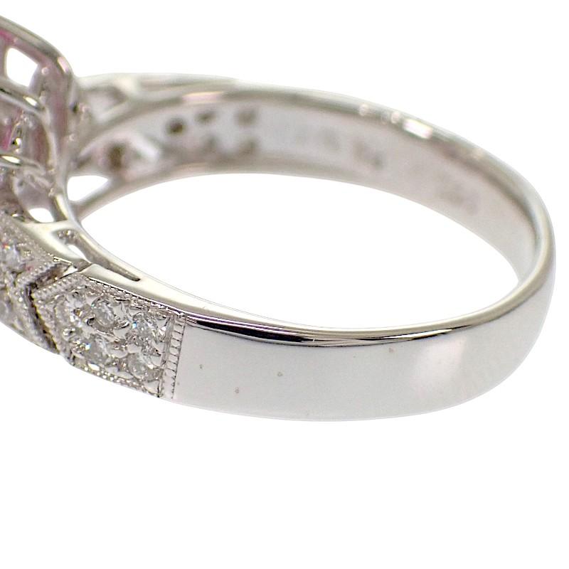 no brand  #10(JP Size) ring K18 white gold Women