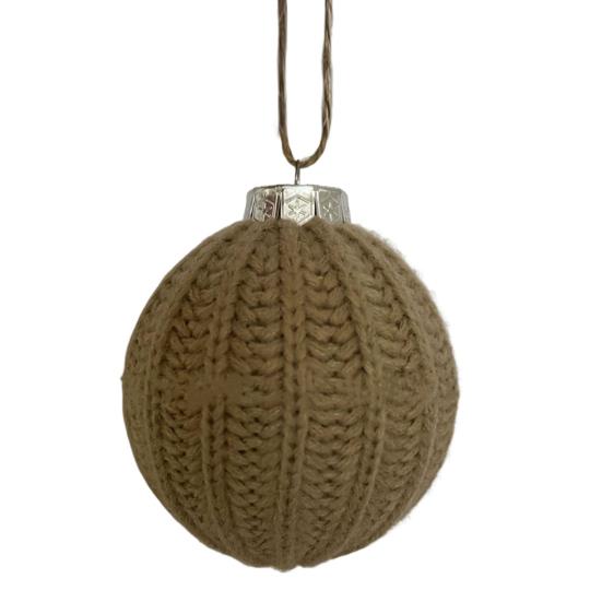 Crochet Ball Christmas Ornaments Handmade Knitted Ball Christmas Tree Ornaments Rustic Hanging Decoration for Winter Holiday Home Decor