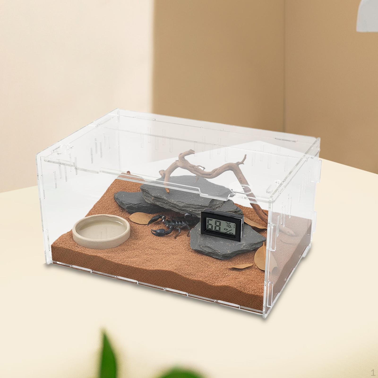 

Террариум для рептилий, инкубатор, вольер, прозрачный террариум-клетка для хамелеонов S