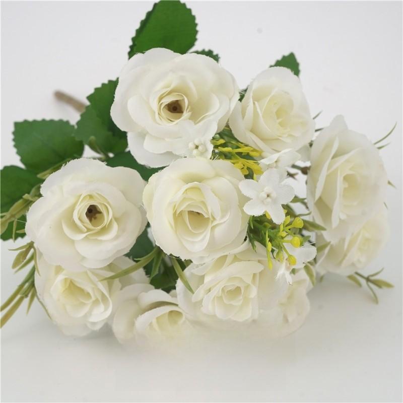 Elegant Silk Rose Artificial Flower For Home Decor And Wedding Arrangements