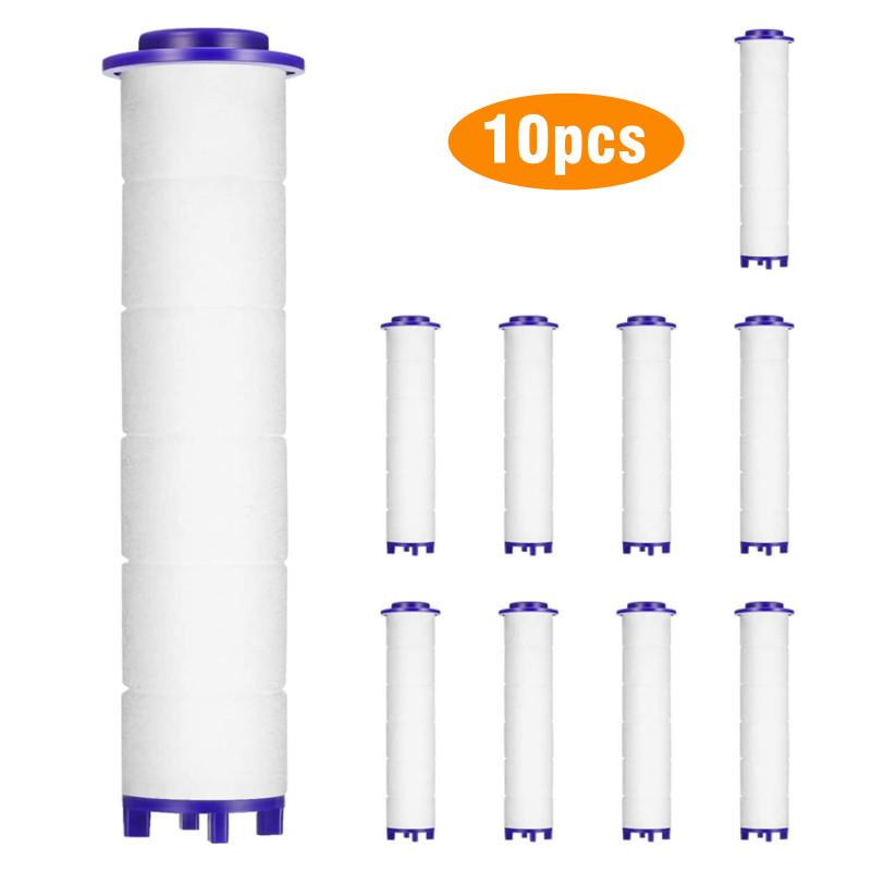 10Pcs Shower Head Replacement PP Cotton Filter Cartridge Hard Water Purification Bathroom Accessory Hand Held Bath Sprayer