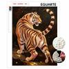 Tiger Pearl Painting DIY Handmade Pearl Painting Art Highend Gift Home Decoration