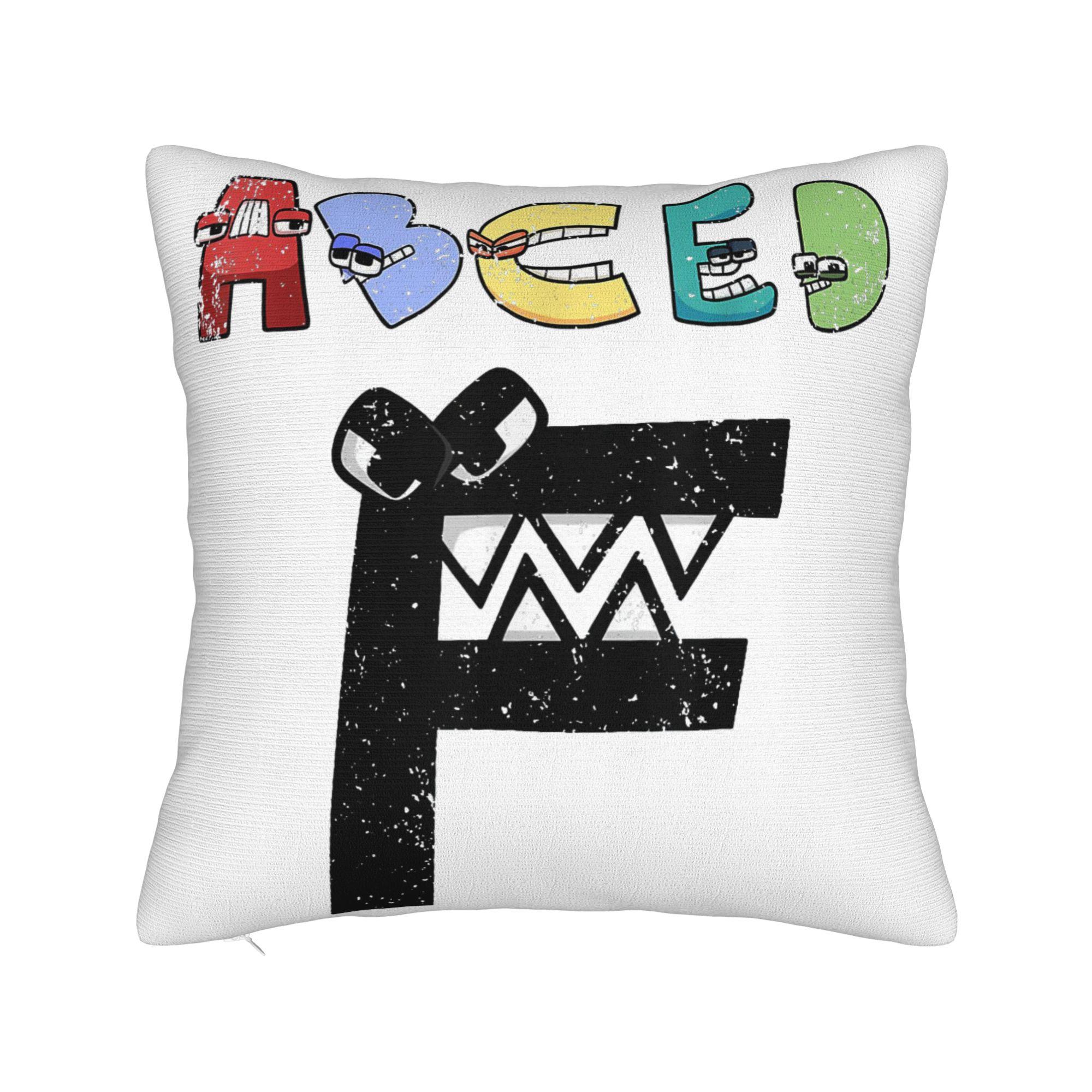 

Alphabets Villain Christmas Letters Lores Pillowcase Printed Cushion Cover Decorations A-Z Evil Pillow Case Cover Car Wholesale 30cm x 30cm