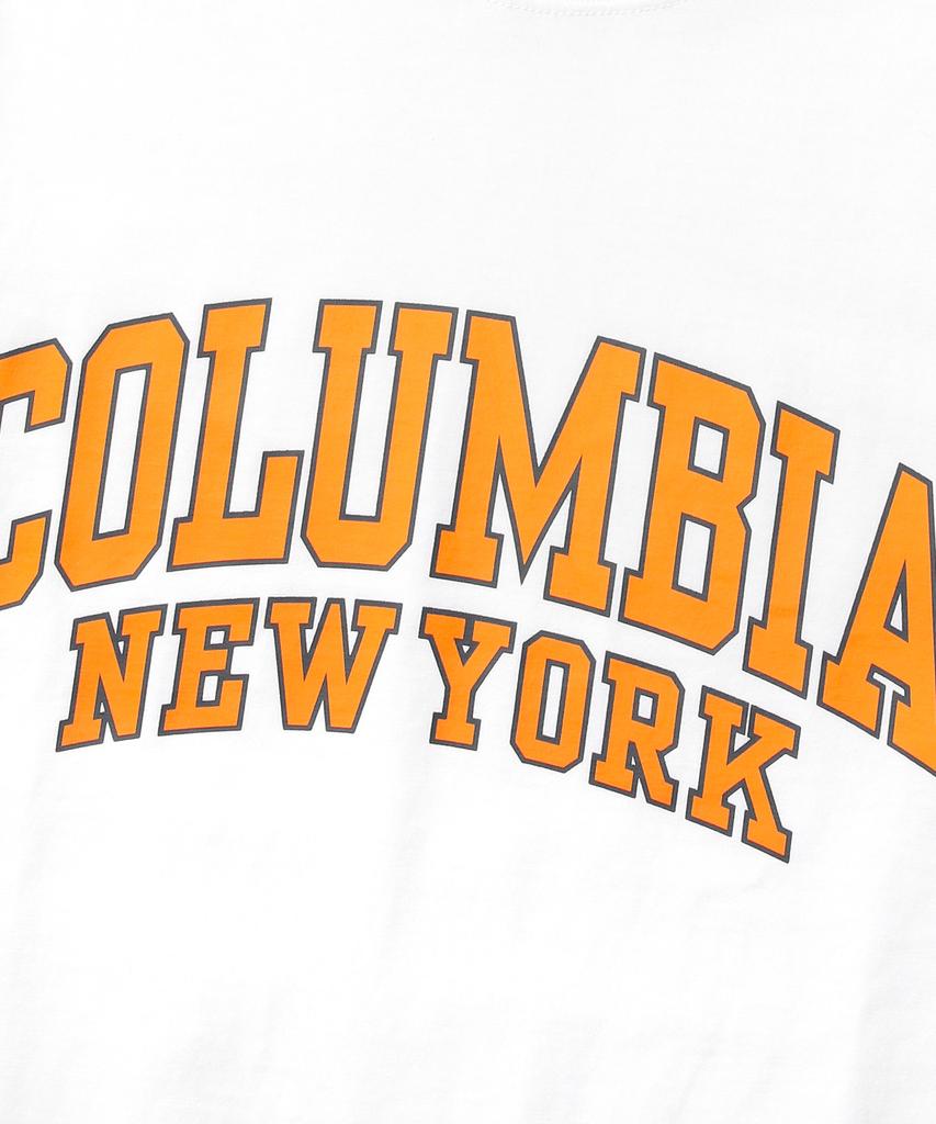 COLUMBIA UNIVERSITY 90 S Arch Logo S/S T-Shirts White