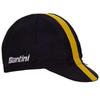 Santini Pirelli Sports Club Radmütze RE460COT4PSC Schwarz Gelb