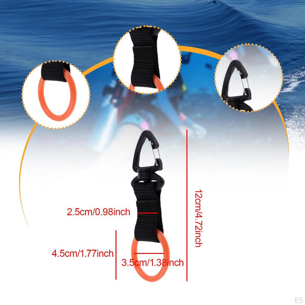 Diving Mouthpiece Keeper, Holder with Clip for Outdoor Activities