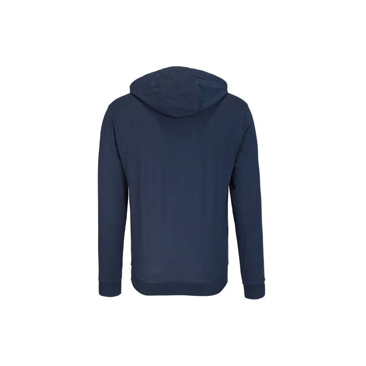 Emporio Armani EA7 Series Casual Letter Print Hooded Sweatshirt Men tops Navy-Blue 3KPMC2-PJ7BZ-1554