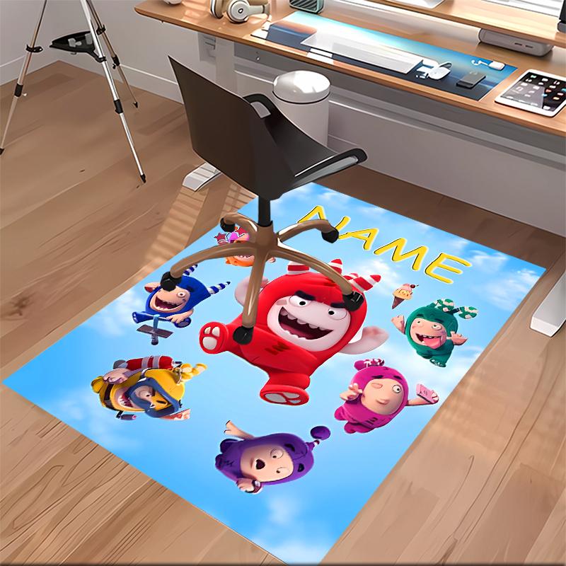 Custom personalization Oddbods Print Area Rug - Soft, Washable Non-Slip Indoor Mat,Living Room,Home&Office Decorative Rug