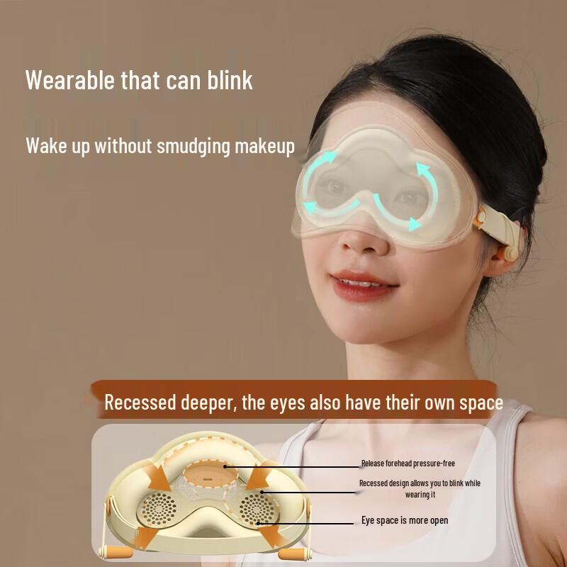 Hezheng K3 Heated Sleep Eye Mask with Earplugs CN plug (adapter included)