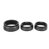 A C Audio Switch Knob Trims Rings Black Replacement for Dodge Charger Challenger 2015 2019