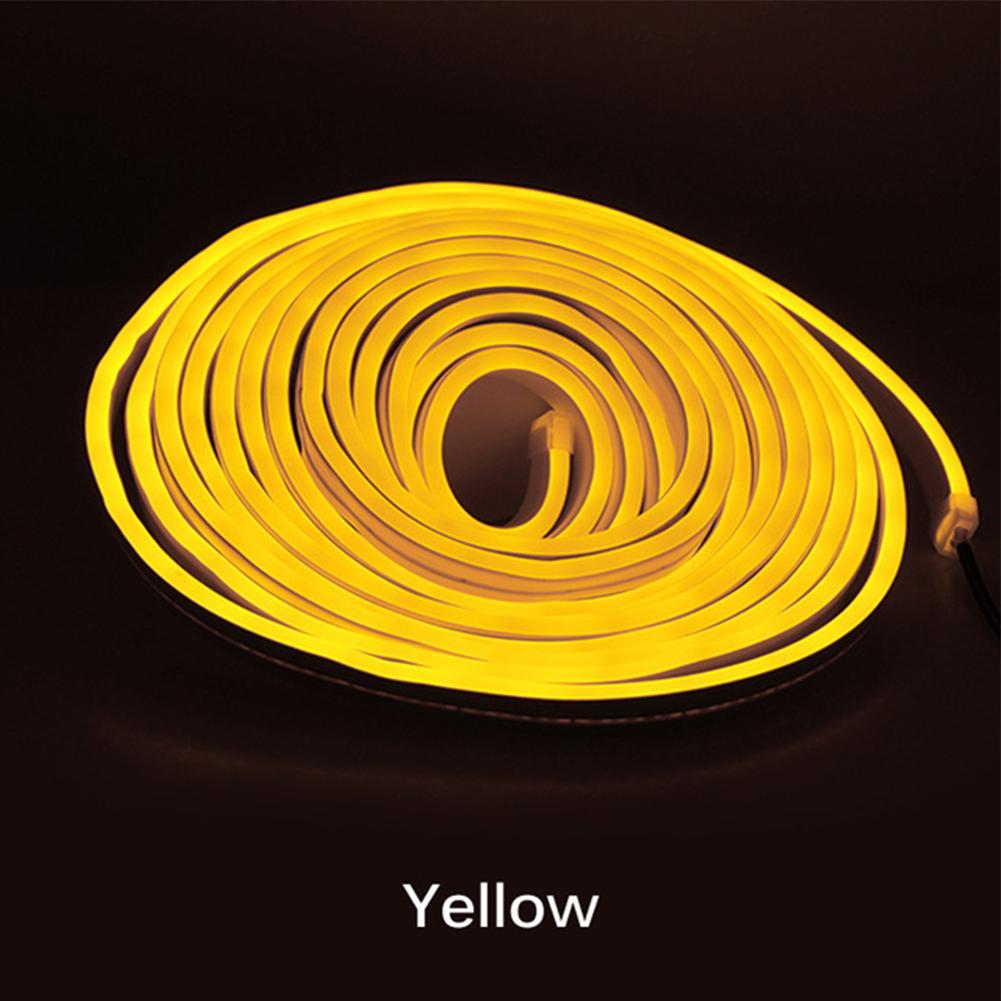 Led Light Strip 5m 2835 Low Voltage 12v Waterproof Silicone Flexible Neon Light Strip Outdoor Advertising Decoration