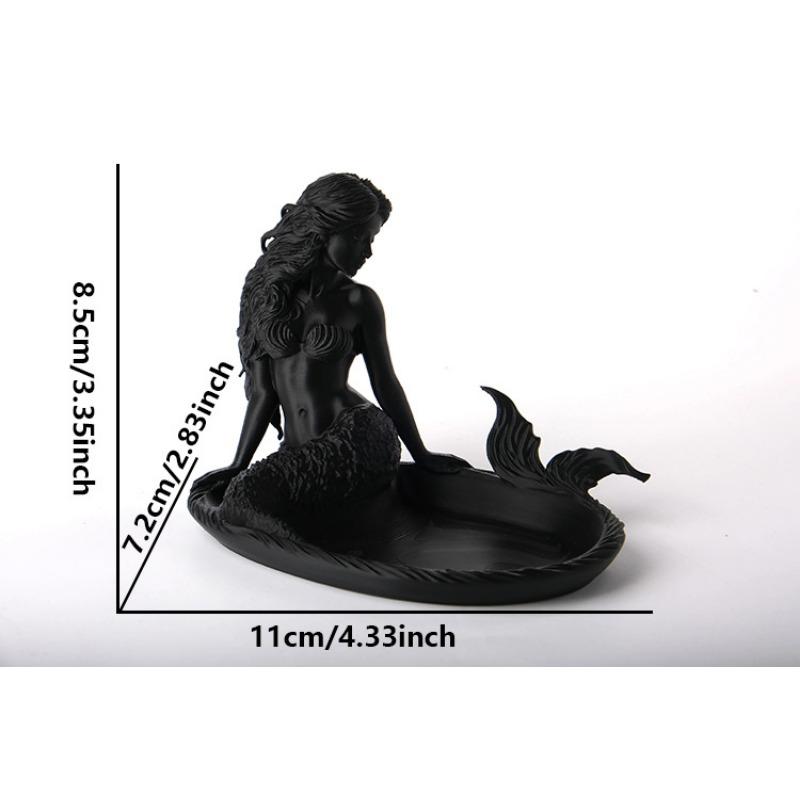 1PC New Product 3D Printing Mermaid Jewelry Tray, Mythical Decorative Disc, Dressing Table, Desktop Jewelry Storage Ornament