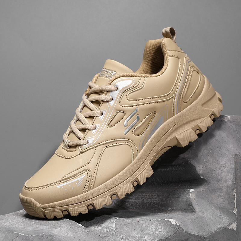 Hiking Shoes Men's Large Size Outdoor Low-top Men's Off-road Jungle Hiking Shoes Leather Travel Shoes Hiking Shoes