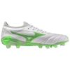 Mizuno Morelia Neo 4 Beta Japan Comfortable Synthetic Leather Non-Slip Durable Football Shoes Unisex Football Shoes White Green P1GA254037