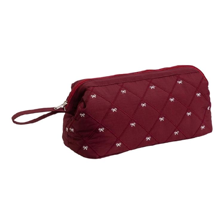 Spacious Multi Compartment Travel Toiletry Bag for Organizing Hair Styling Tools and Cosmetics Lightweight Foldable