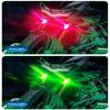 1Pcs Wireless Remote Led Strobe Decorative Light Rgb Colorful Vibration Sensing Warning Signal Light For Motorcycle Car
