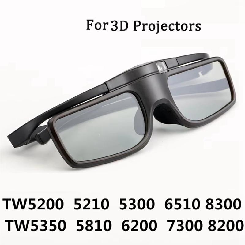 3D Glasses For Epson TW5700 Active Shutter 3D Glasses For Epson 3D TV Rechargeable Bluetooth RF Projector