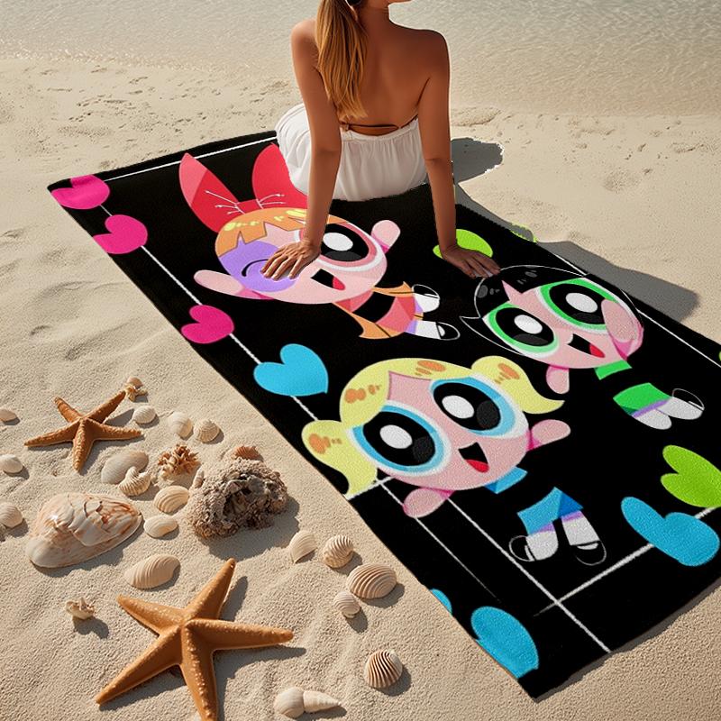 Power Police Adventure Beach Towel, Super Soft Microfiber, Gift for Her/Him, Birthday, for Pool, Beach, Travel, Home Decor Fan Gifts