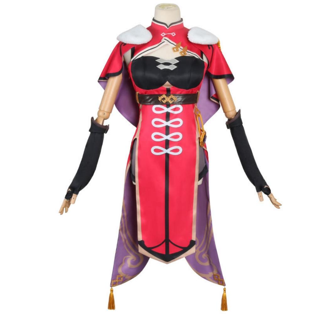 Game  Beidou Cosplay Costume Uncrowned Lord of The Ocean Bei Dou Dress Wig Beidou Set Anime Cosplay