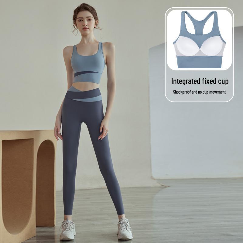 Soutien-gorge de sport antichoc pour femme - Anti-affaissement, Débardeur de course à pied et de yoga haute intensité avec beau design dorsal