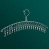 No Deformation Multi Clip Hanger Windproof Balcony Clothes Hanger Durable Drying Rack  Home