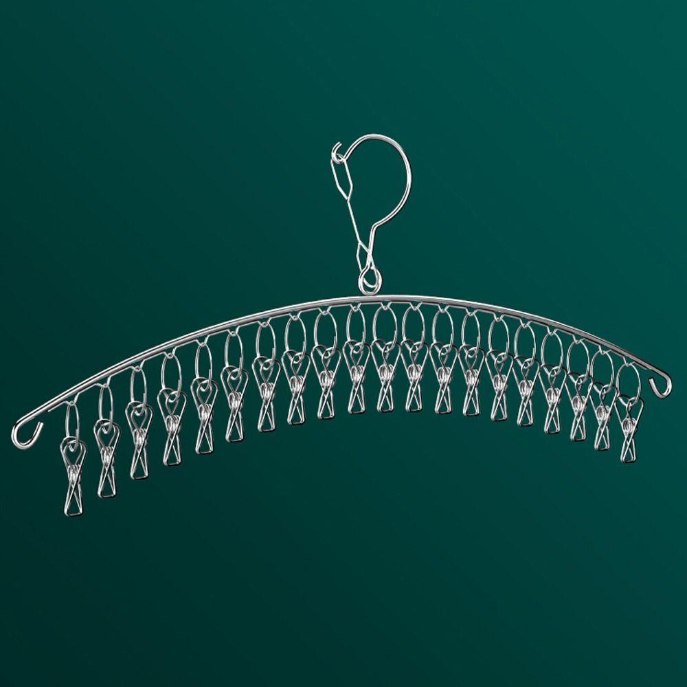 Percha Multiclips Sin Deformación a Prueba de Viento para Balcón, Percha para Ropa Duradera, Tendedero para el Hogar