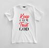 Custom Keep Calm and Trust God T-shirt Design Unisex Jersey Short Sleeve Tee