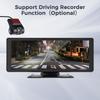 Displej přehrávače do auta Monitor CarPlay Android Auto Multimediální MP5 přehrávač 10,26palcový Přenosný IPS displej WiFi Bluetooth FM se 720P palubní kamerou