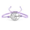 26Colors Wax Thread Braided Bracelets Charm Silver- Tree of Life String Bracelet Adjustable Bangles Friendship Gift Jewelry