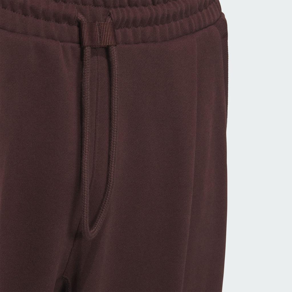 Adidas FW24 ST Teplé pletené joggery série Pohodlné kalhoty s středně vysokým pasem na stahovací šňůrku s rovnými nohavicemi pro volný čas Pánské spodky Tmavě šedá Hnědá JI8625