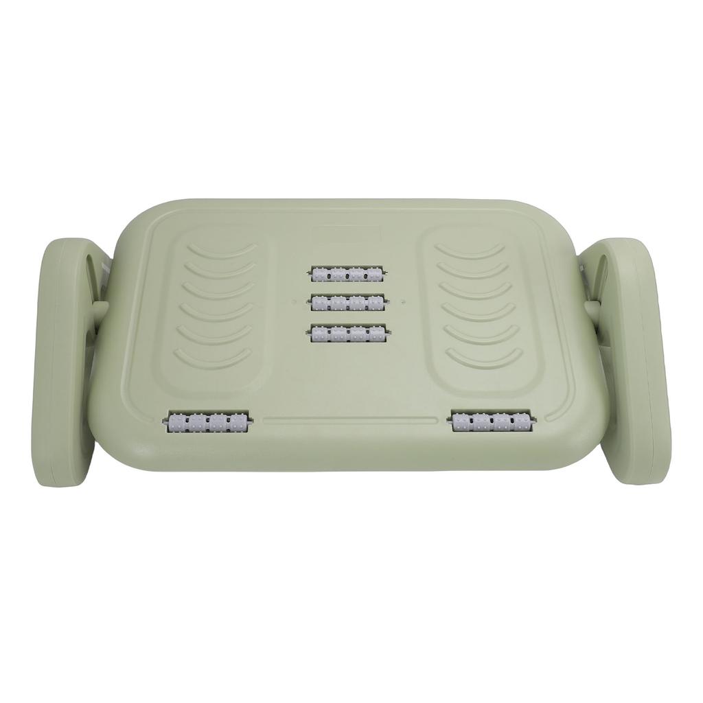 Under Desk Footrest, Ergonomic Foot Stool with   Rollers for   Work, Non Slip Bottom and Portable Design