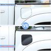 Aunginsy Car Fuel Tank Cap Trim Cover Compatible with Toyota Tacoma 2011-2015 Pickup Truck Oil Gas Cap Fuel Trim Cover Fuel Filler Cap Door Scratches