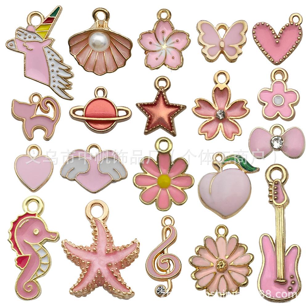 20 Assorted Pendant Set for Jewelry Making, Mixed Loose Pendants for DIY Necklace Bracelet and Earring Crafts
