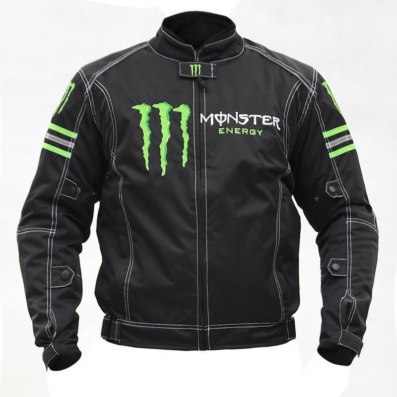 Mens All-Season Motorcycle Riding Jacket Windproof Crash-Resistant Biker Gear Black Full Set