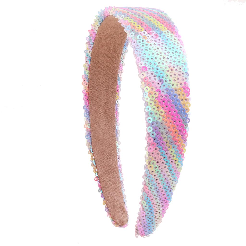 Sequin Sparkly Headbands for Women Girls Glitter Bling Headband Birthday Party Holiday Hairbands for Children Hair Accessories