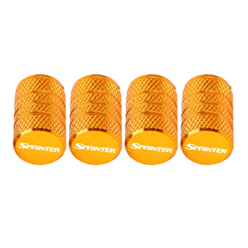 4pcs Car Wheel Tire Valve Caps Tyre Stem Covers Airdust Waterproof For Mercedes Benz SPRINTER W901 W906 W907 Accessories
