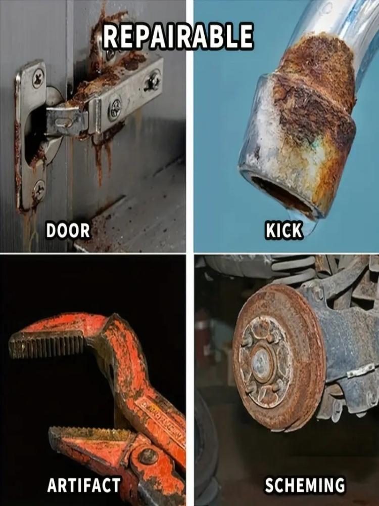 Automobile Iron Powder Rust Remover: Multi-purpose Curing Agent for Car Rust Removal, Polishing, Cleaning, Decontamination Care