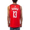 Nike NBA Houston Rockets James Harden #13 Fan Edition Breathable Reflective Basketball Jersey 2020 Season Graduation Men Tops Red CW3666-665