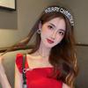 Gift Metal Letter Hair Hoop Christmas Antlers Hairband Zinc Zinc Alloy Crystal Headwear Party Ornament