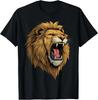 Lion Roaring Africa Graphic T-Shirt