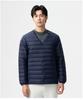 Men's Two-Opening Stand-Up Collar Lightweight Down Jacket - Warm White Duck Down for Autumn/Winter