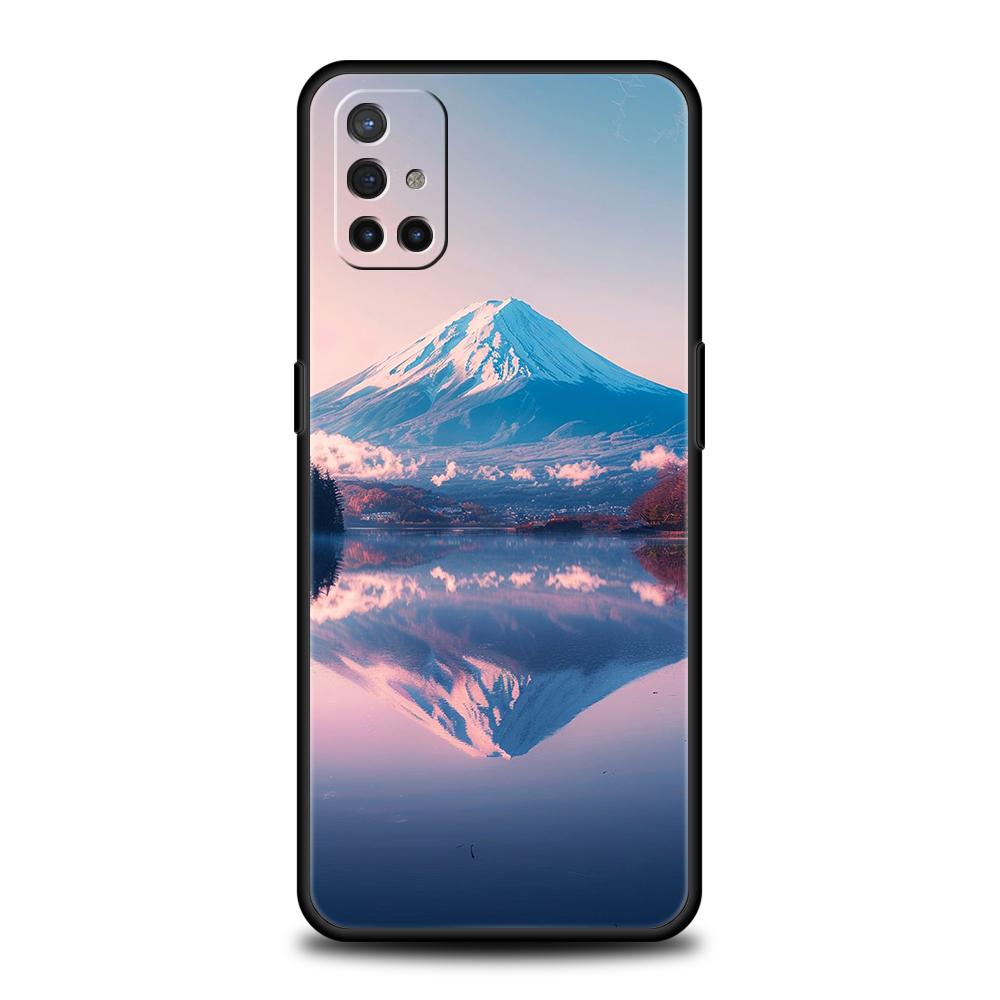 Phone Case For OnePlus 13 12 11 10 9 Pro 9T 13R 12R 10R 9R 9RT 10T 8T Nord 2T CE 3 5G N30 Cover Japan Mount Fuji Cherry blossom