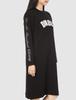 Double Standard Clothing Heather Inlay Knit Size 38 Dress, 0201-180-213, Women's, Black,