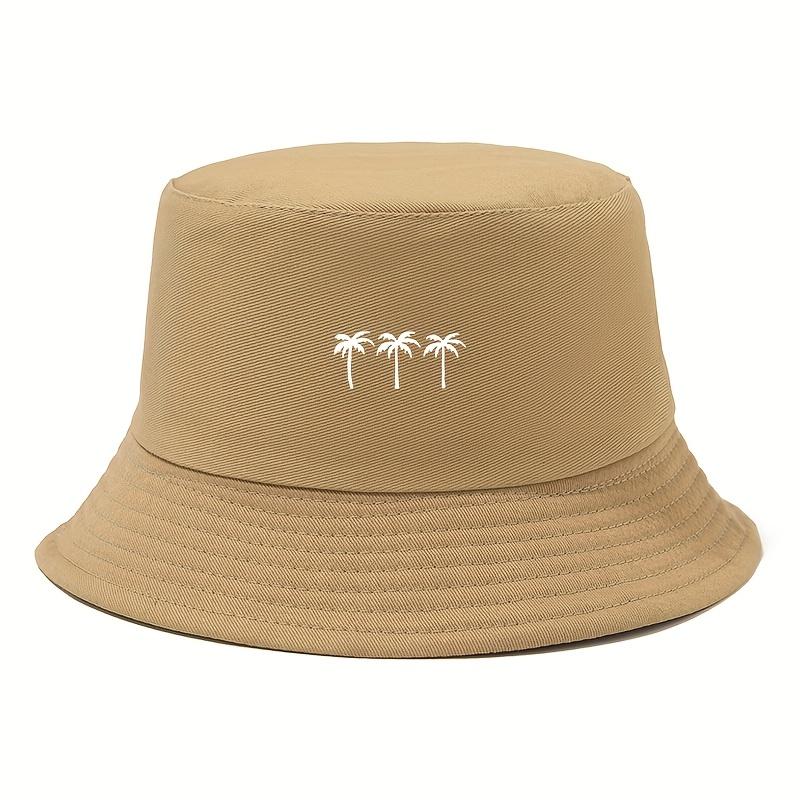 Coconut Print Fisherman Hat, Fashionable for Both Men and Women, Suitable for Outdoor Travel, Summer Beach Leisure