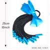Synthetic Kids Braided Ponytails Headwear Kids Hairpiece Wig  Daily Wear
