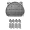 Oversized Cats Litter Tray Mat to Collects Debris And Reduces Household Mess Effectively Cats Litter Ramp for Litter Box