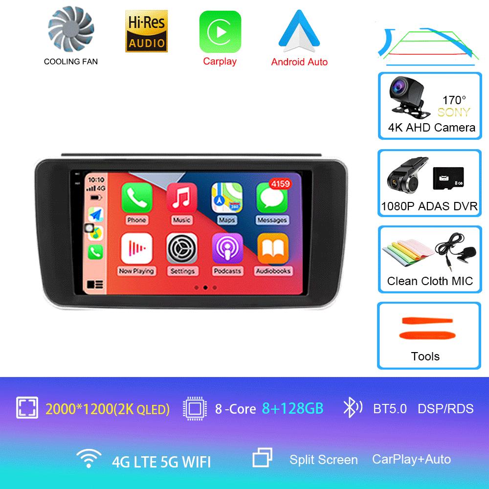 Android 14 For Nissan Leaf ZE1 2017 - 2024 Octa-Core HU 4G Car Radio Multimedia Video Player Navigation GPS 360 camera Wifi