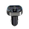 T24 New FM Transmitter Fast Charge Voice Navigation Car Handsfree Phone Bluetooth MP3 Player