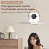 USB Hanging Fan Lamp For Outdoor Camping Car And Dormitories 4 Speed Setting And Timer Option Multiple Function