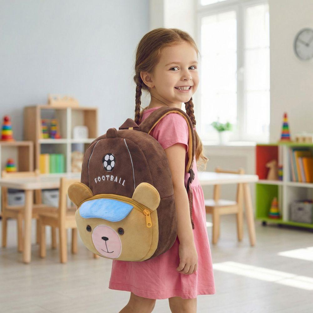 Lightweight Plush Backpack Plush Kindergarten Backpack Funny Children's Backpack Kindergarten